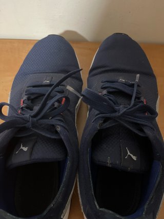 Zapatillas Puma Hombre Azul y Blanco 44,5