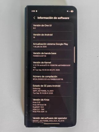 Samsung Galaxy Z Fold 5 Negro ¡SOLO PARA PIEZAS!