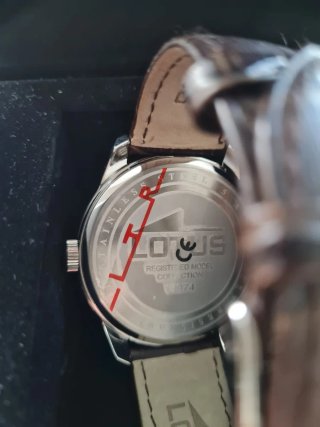 Reloj Lotus Hombre Marrón y Plateado
