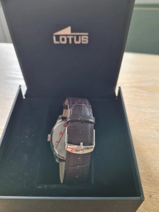 Reloj Lotus Hombre Marrón y Plateado