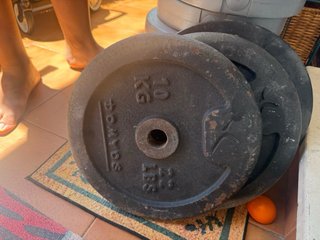 Discos de pesas 5kg y 10kg