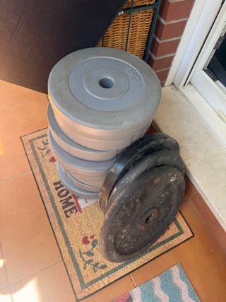 Discos de pesas 5kg y 10kg