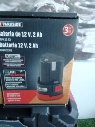 Parkside 12V Taladro Percutor 45Nm