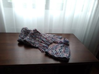Conjunto Gorro y Bufanda Lana