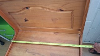 Banco arcón de madera