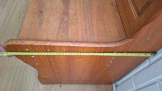 Banco arcón de madera