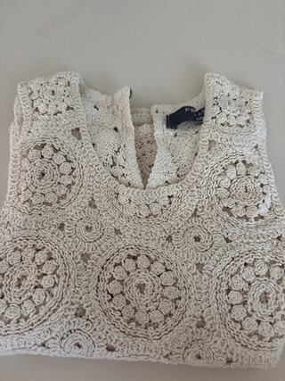 Top de punto beige Primark Talla XS