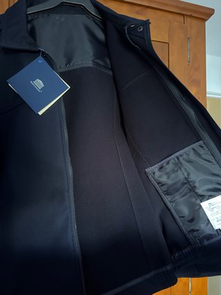 Chaqueta militar azul Gore-Tex