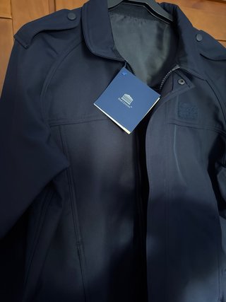 Chaqueta militar azul Gore-Tex
