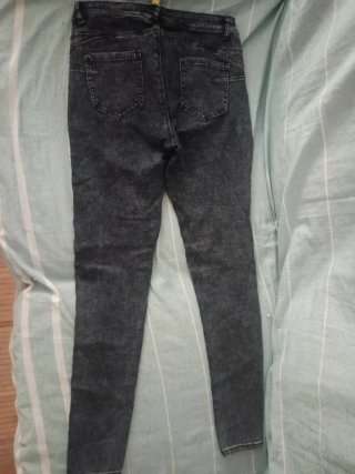 Pantalones pitillo mujer negros