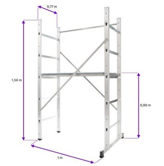 ANDAMIO ALUMINIO 3m