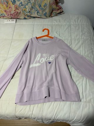 Sudadera lila 90's Love