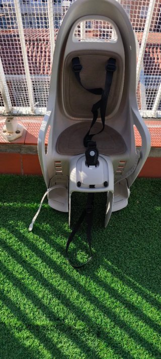 Silla Bici Polisport Groovy Beige