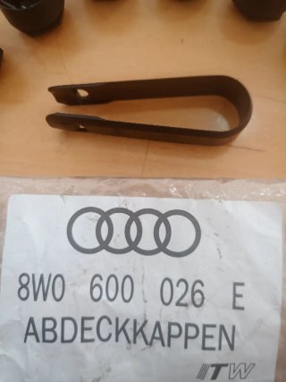 Tapones Ruedas Originales Audi Negros