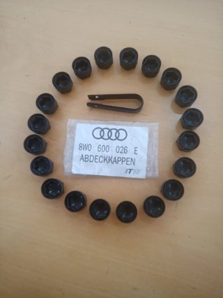 Tapones Ruedas Originales Audi Negros