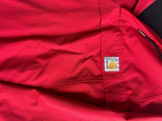 Chaqueta Carhartt Roja Impermeable