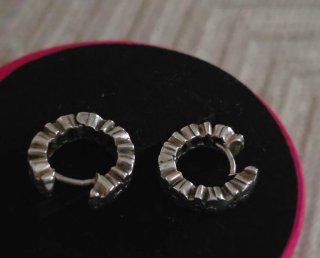 Pendientes aro ositos Tous plata