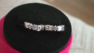 Pendientes aro ositos Tous plata