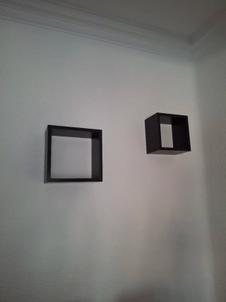 Mueble TV moderno blanco y negro