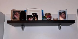 Mueble TV moderno blanco y negro