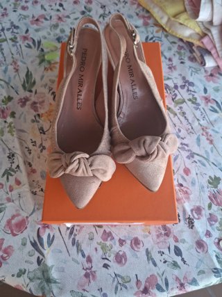 Zapatos Pedro Miralles destalonados rosa