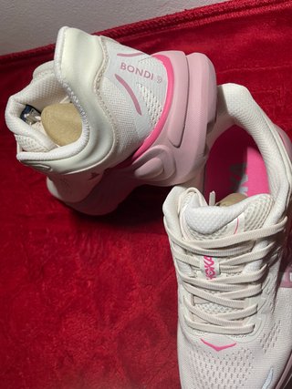 Hoka Clifton 10 Mujer Blanco y Rosa envío rápido