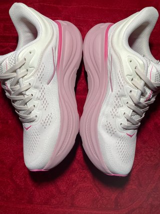 Hoka Clifton 10 Mujer Blanco y Rosa envío rápido