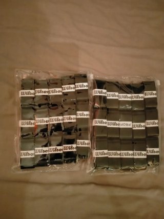 30 Wilson Overgrips negro lisas tenis padel