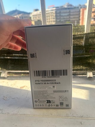 Xiaomi Redmi Note 15 5G Negro Nuevo