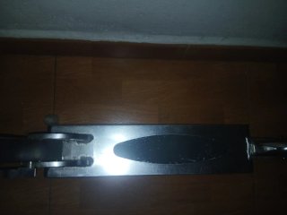 Patinete infantil plateado