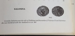 2 Monete Romane di Galieno e Salonina
