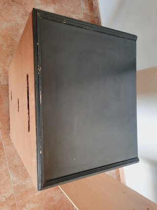 Mueble HiFi madera negro