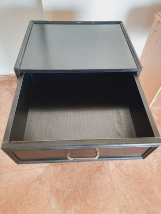 Mueble HiFi madera negro
