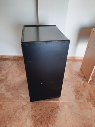 Mueble HiFi madera negro