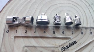 Caja Terminales Cierres Pulseras Abalorios
