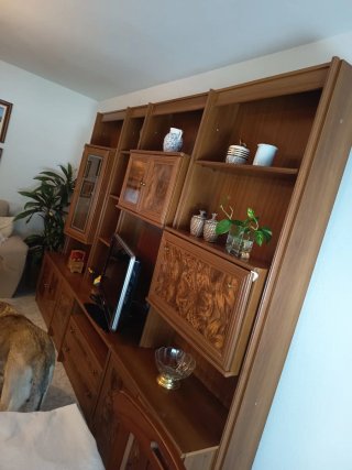 Mueble de salón modular madera