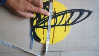 Decorazione da parete surfista tramonto