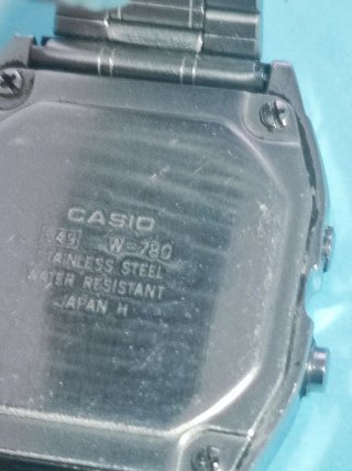 Casio W780 Módulo 549 Acero Vintage