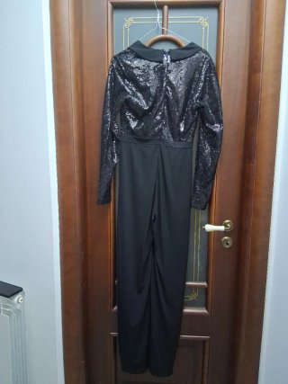 Tuta elegante donna tg 42 paillettes