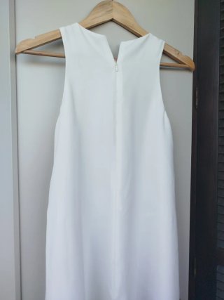 Vestido Zara blanco