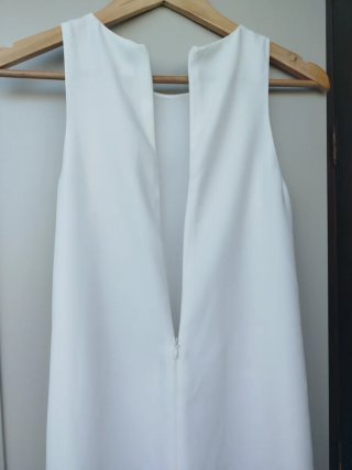 Vestido Zara blanco
