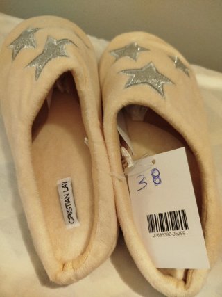 Zapatillas Piel de Luna Beige Talla 38