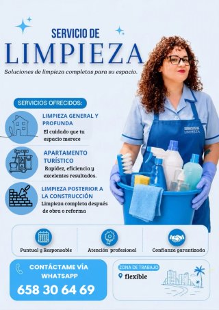 ☆ SERVICIO DE LIMPIEZA POR 10€ HORA☆