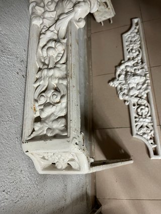 Antiguo Soporte lavabo forja