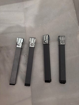 Patas metálicas para somier