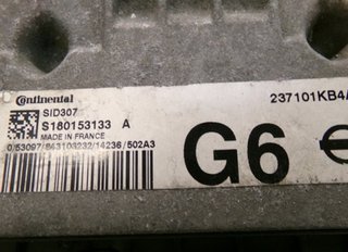 112836 centralita motor ecu 237101kb4a nissan juke