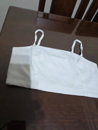 Crop top blanco tirantes