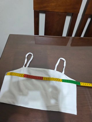 Crop top blanco tirantes