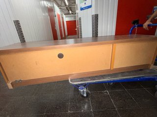 Mueble TV madera marrón