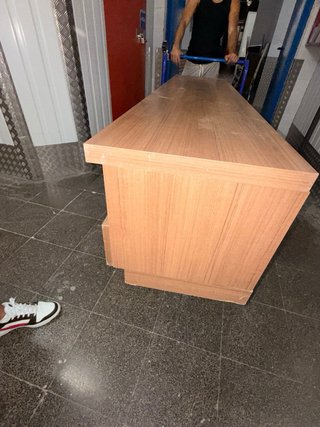 Mueble TV madera marrón